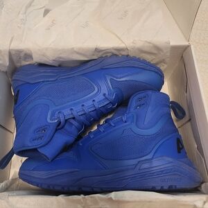 APL Women's Techloom Defender Cobalt Blue & Black High Top Sneakers Size 9 New